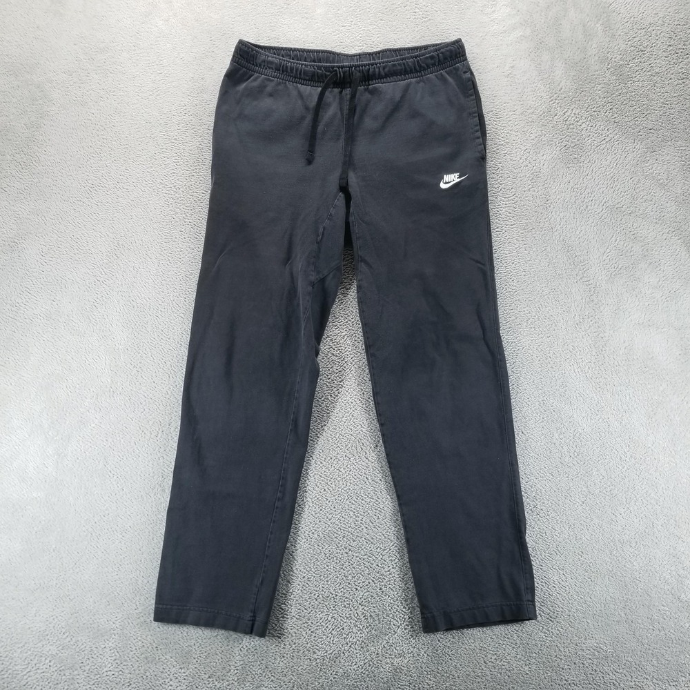 Nike Sweatpants Mens‎ M Gray Straight Drawstring Pockets Gym Workout